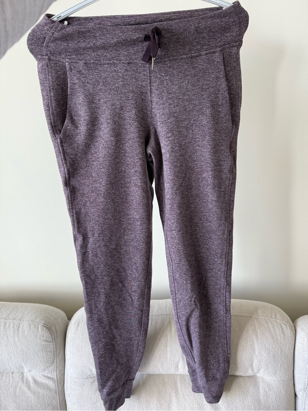 Lululemon Purple Heather Pull-On Jogger Pants